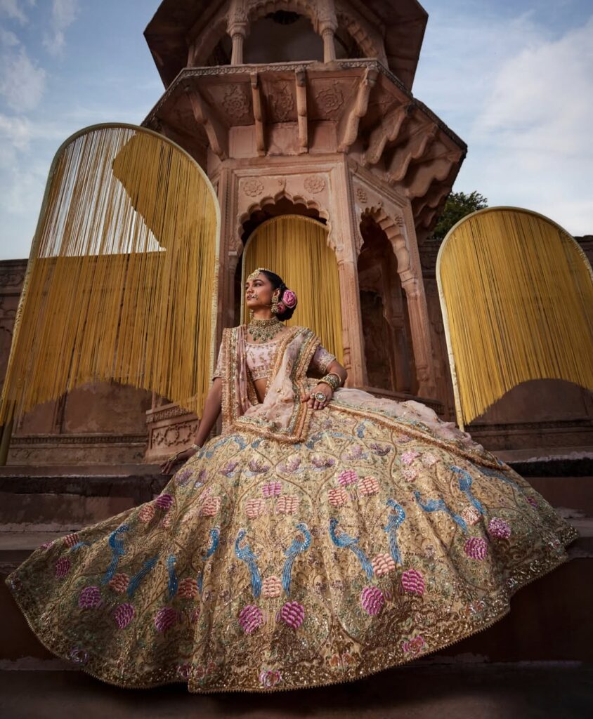 Pastel lehnga 1