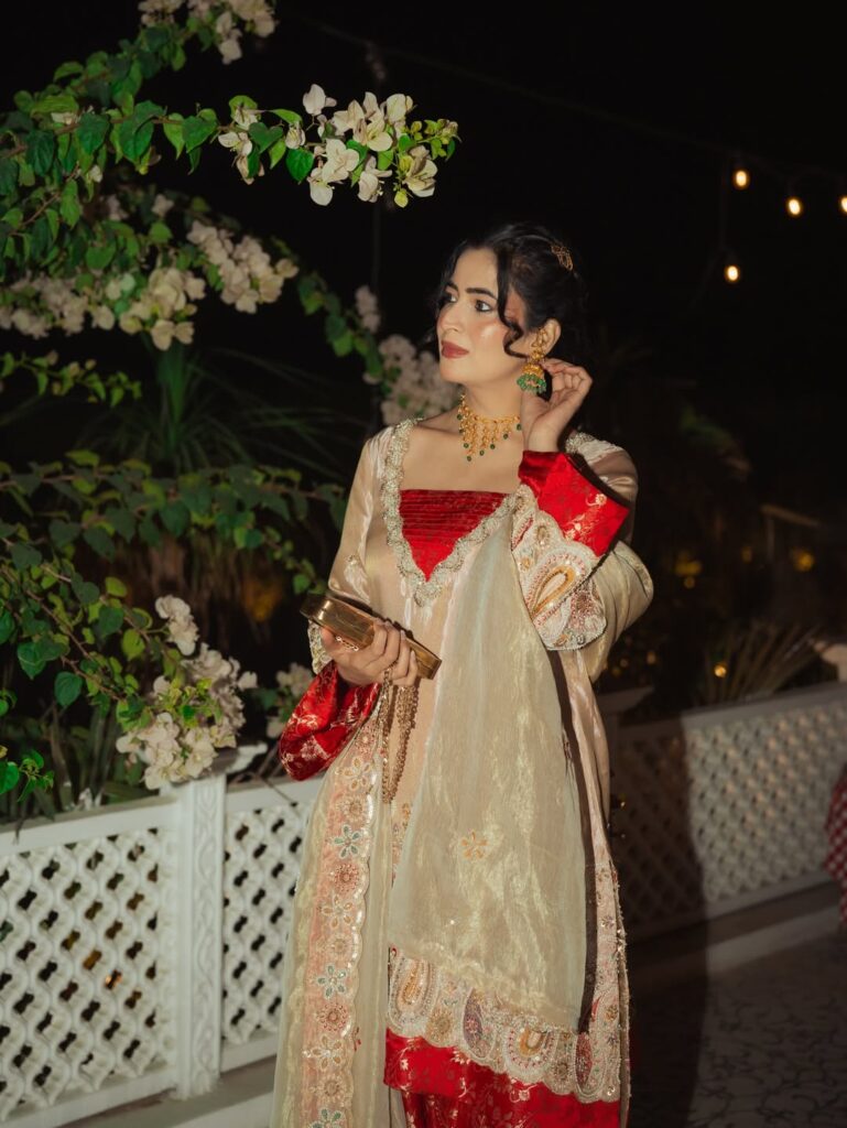 red and cream suit 4